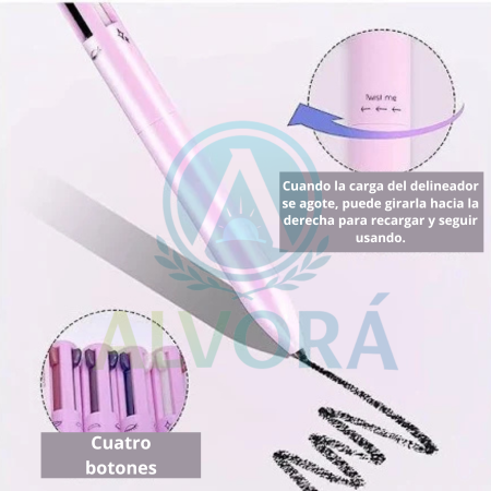 Lápiz Delineador 4 en 1