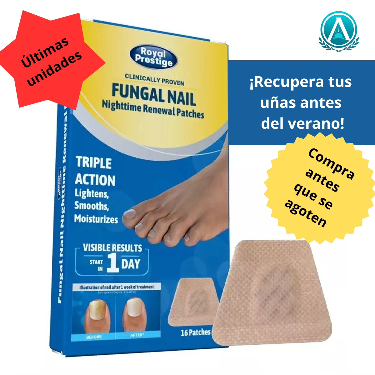 Parche de hongos para pies