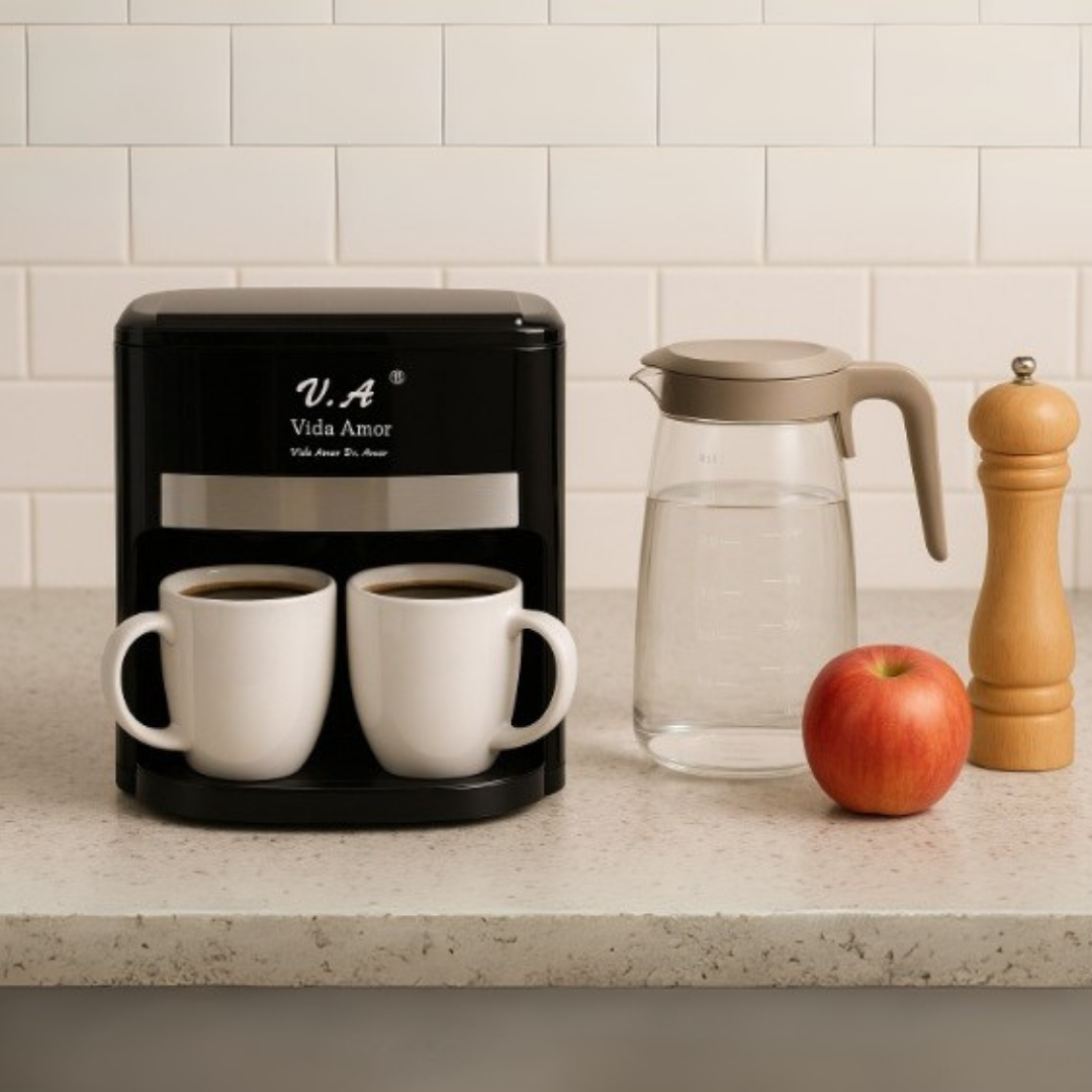 CAFETERA ELÉCTRICA AUTOMÁTICA PARA 2 TAZAS