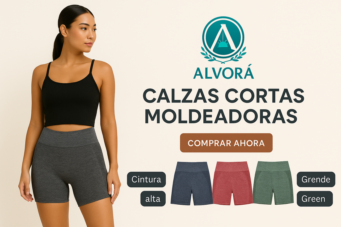 Calzas Cortas Moldeadoras SIN COSTURA