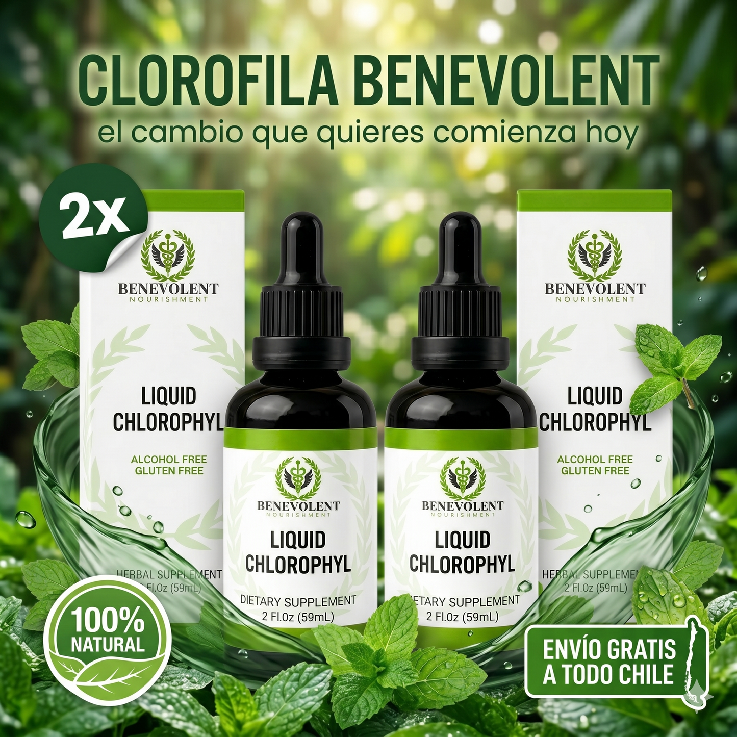 CLOROFILA BENEVOLENT® - Revitaliza y restaura tu cuerpo