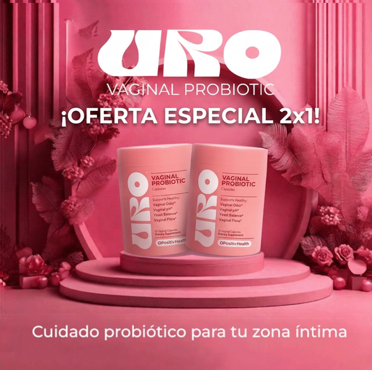 URO - Probiótico Vaginal - Lleva 2 y Paga 1