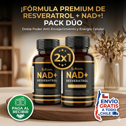 Resveratrol Nad+ Satoomi® Rejuvenecimiento celular