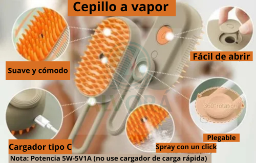 Cepillo a Vapor para Mascota