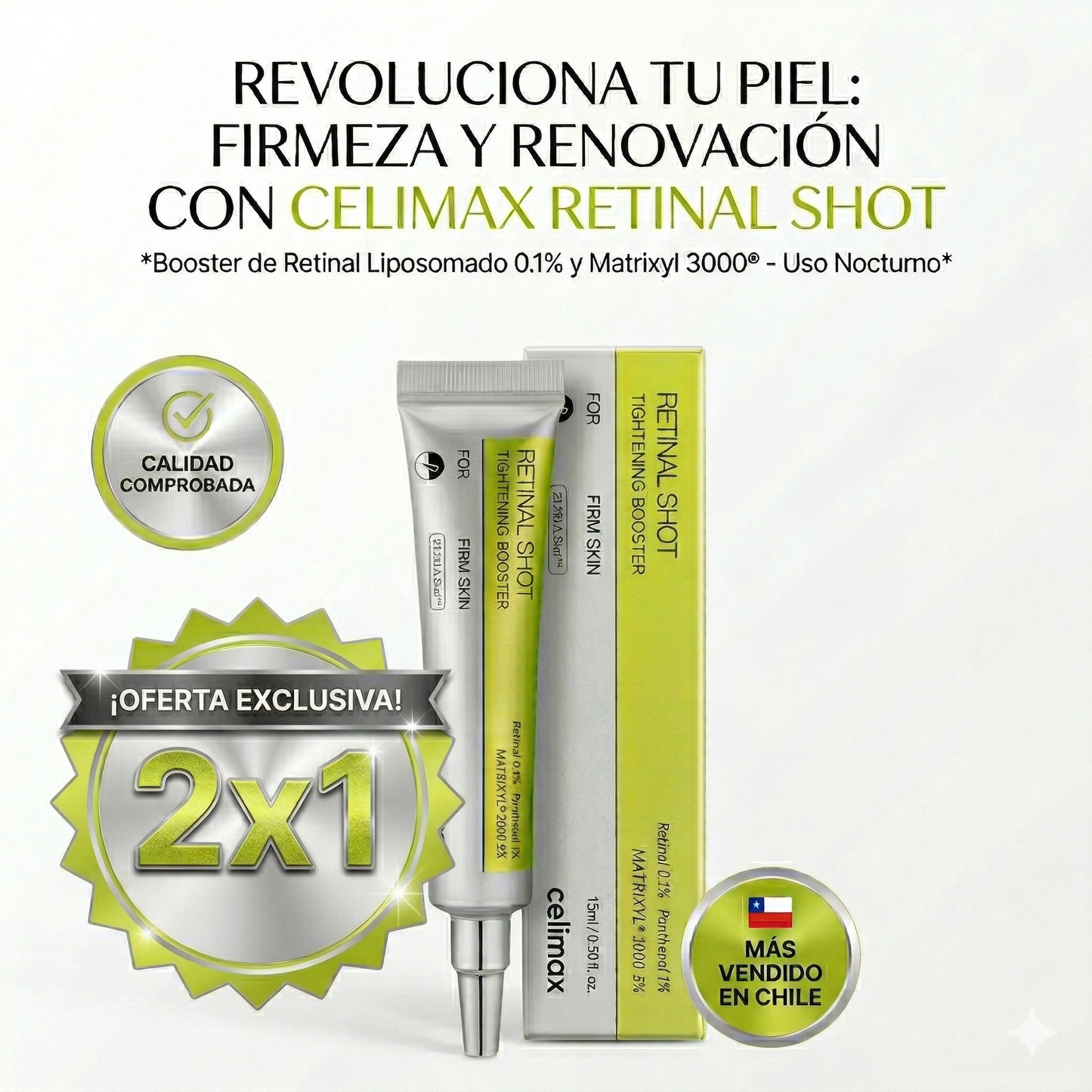 CELIMAX® - Retinal Shot - Crema Facial Antiarrugas