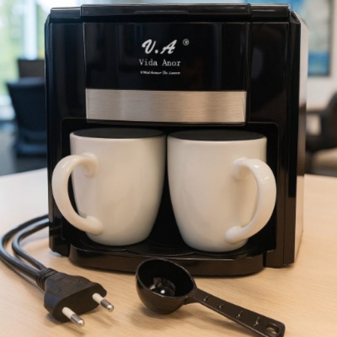 CAFETERA ELÉCTRICA AUTOMÁTICA PARA 2 TAZAS